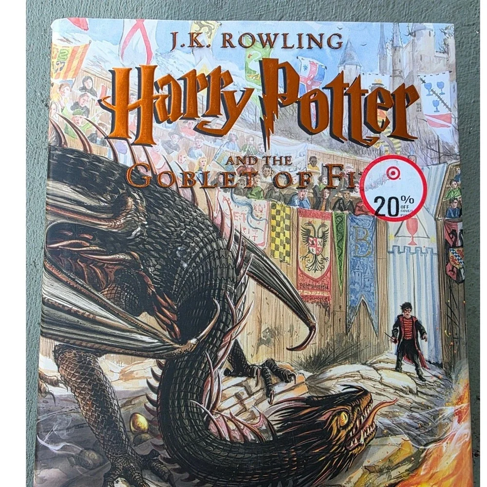 Harry Potter and the‎ Goblet of Fire Illustrated Edition Hardcover Jim Kay JK